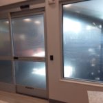 After 3M Fasara "Liese" semi-opaque film for privacy